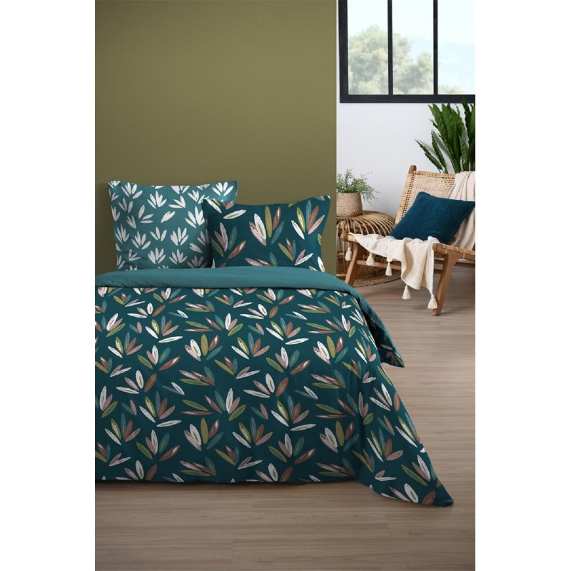 Housse de couette + taies 240x220cm Douceur d'Automne