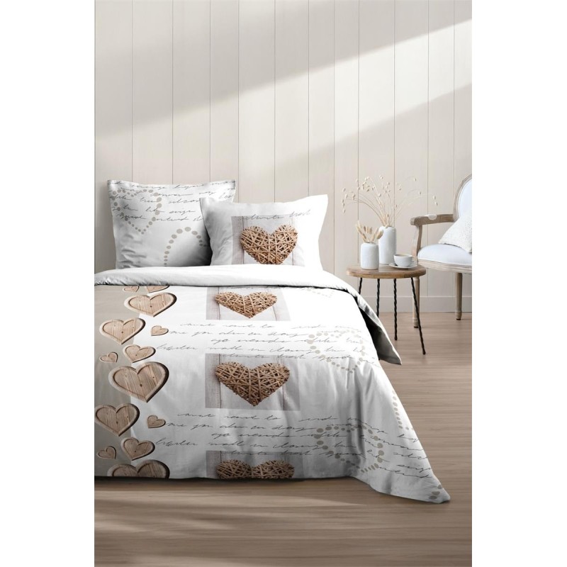 Parure de lit 220 x 240 cm Charming Coeur