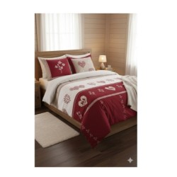 Parure de lit 220 x 240 cm Coeur de montagne mondane