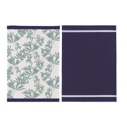 Lot de 2 torchons Duo Style – Coton Oeko-Tex – Élégance et modernité