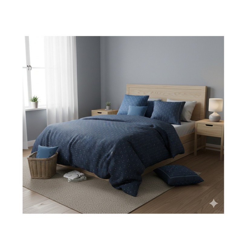 Parure de lit 220 x 240 cm Geometrique Azura