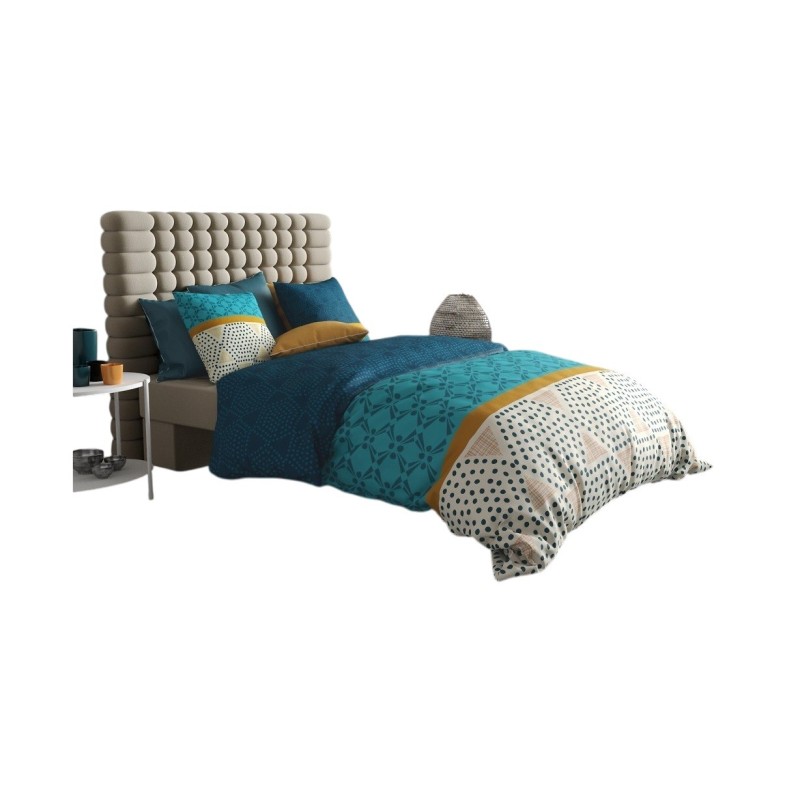 Parure de lit 220 x 240 cm graphiques modernes