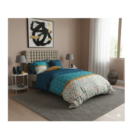 Parure de lit 220 x 240 cm graphiques modernes