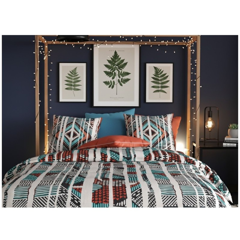 Parure de lit 220 x 240 cm Indiana