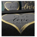 Parure de lit 220 x 240 cm Live and love