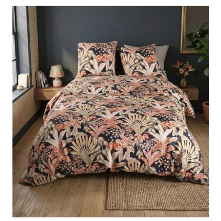 Parure de lit 220 x 240 cm Louisiane fleurie