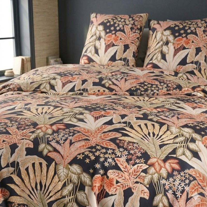 Parure de lit 220 x 240 cm Louisiane fleurie