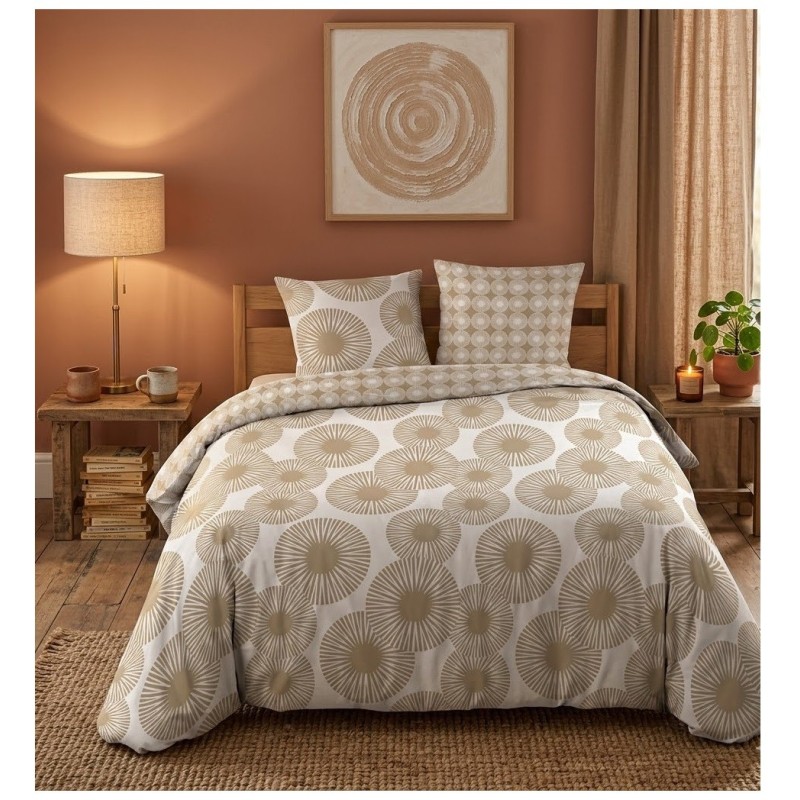 Parure de lit 220 x 240 cm Nabula fleurie