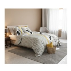 Parure de lit 220 x 240 cm Plumes