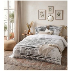 Parure de lit 240 x 220 cm Ambiance ethnique