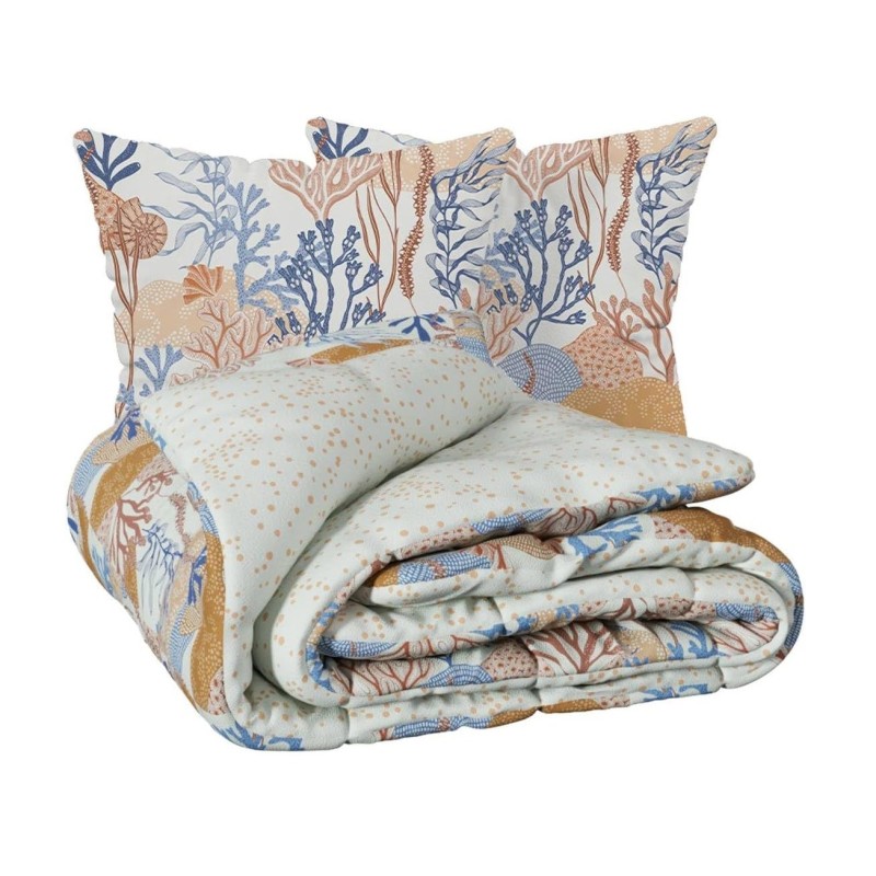 Parure de lit 240 x 220 cm Corail d'azura