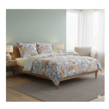 Parure de lit 240 x 220 cm Corail d'azura