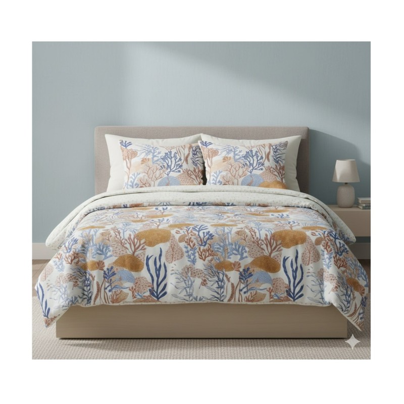 Parure de lit 240 x 220 cm Corail d'azura