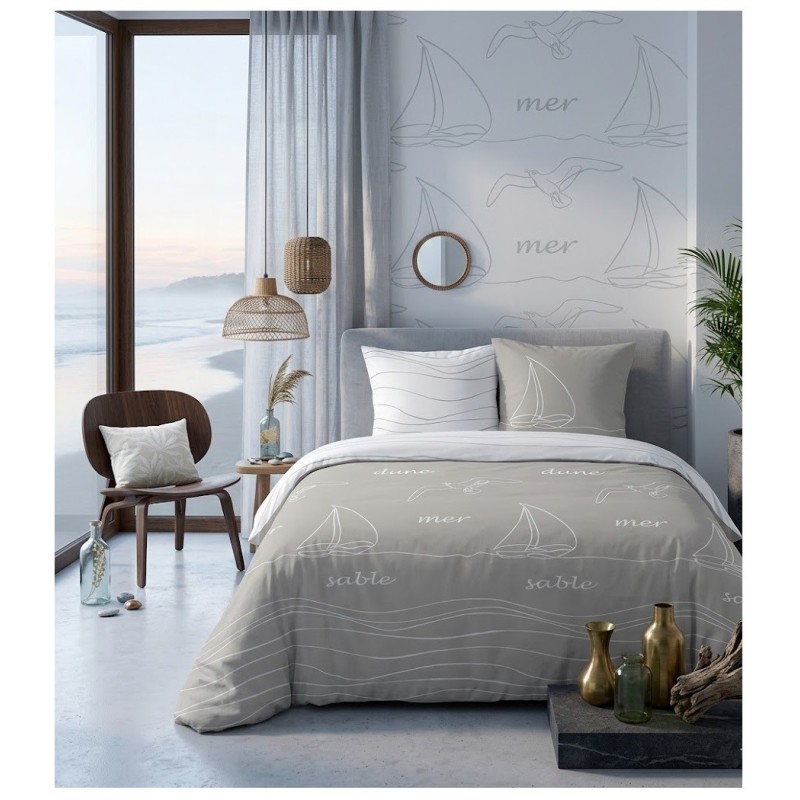Parure de lit 240 x 220 cm Terre et mer