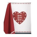 Lot de 2 torchons Sweet Home – Coton Oeko-Tex – Ambiance chaleureuse