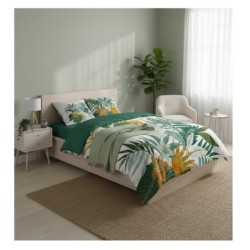 Parure de lit ambiance Floride 240 x 220 cm