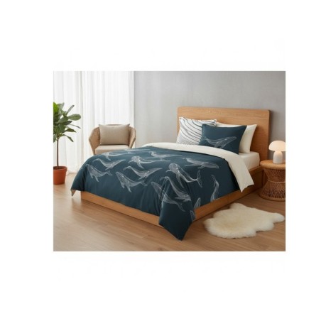 Parure de lit Baleines 240 x 220 cm