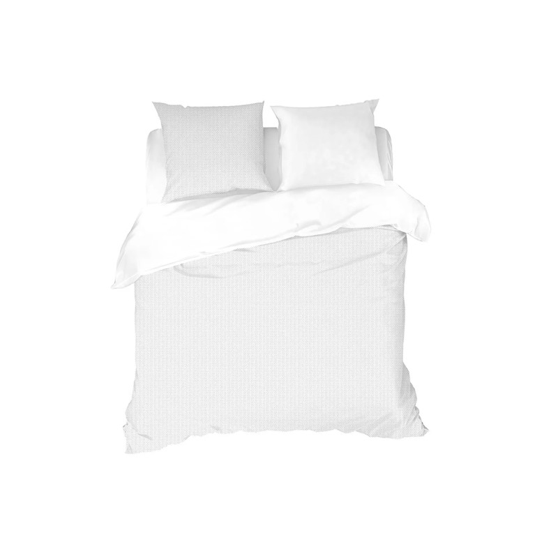 Parure de lit gaze de coton 220 x 240 cm Zig Zag
