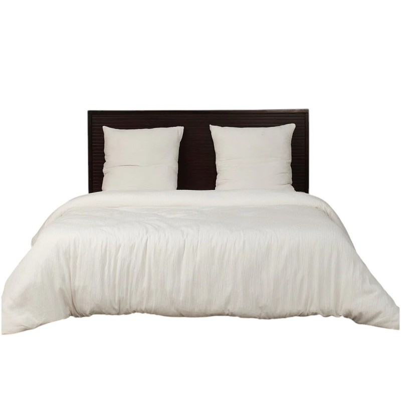 Parure de lit gaze de microfibre 220 x 240 cm blanc