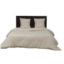 Parure de lit gaze de microfibre 220 x 240 cm ecru