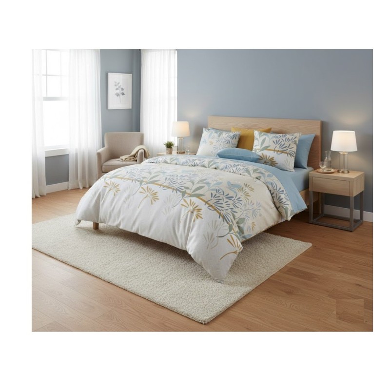 Parure de lit harmony vegetal 240 x 220 cm