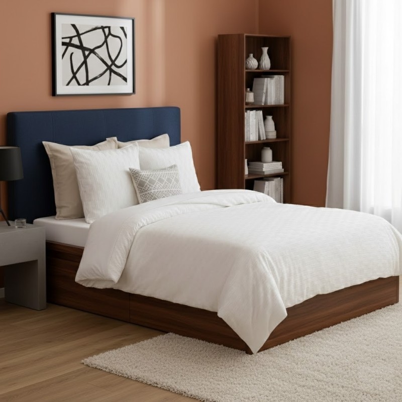 Parure de lit Microfibre jacquard 240 x 220 cm