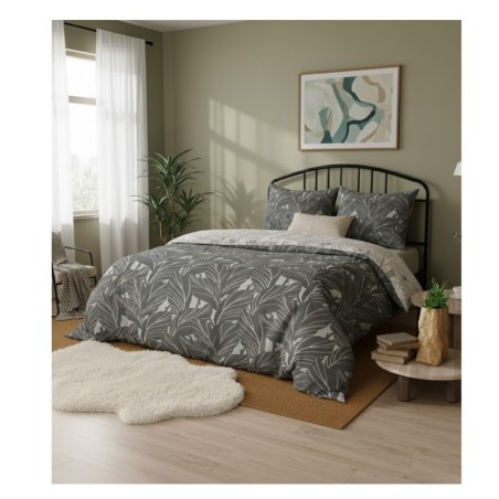 Parure de lit motif Tropical 240 x 220 cm