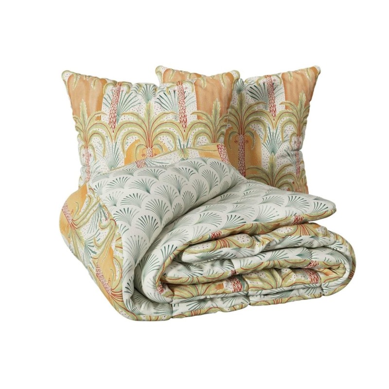 Parure de lit percale de coton 240 x 220 cm Janice