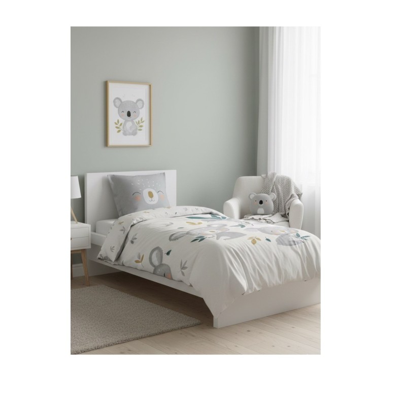 Housse de couette + 1 taie 140 x 200 cm Koala