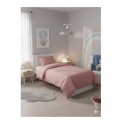 Housse de couette + 1 taie 140 x 200 cm Lilie rose