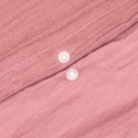 Housse de couette + 1 taie 140 x 200 cm Lilie rose