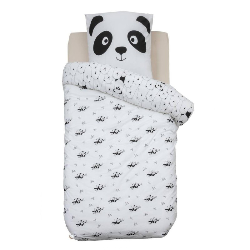 Housse de couette + 1 taie 140 x 200 cm Panda