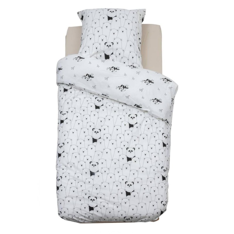 Housse de couette + 1 taie 140 x 200 cm Panda