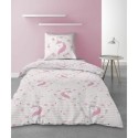 Housse de couette + 1 taie 140 x 200 cm Rina petite licorne