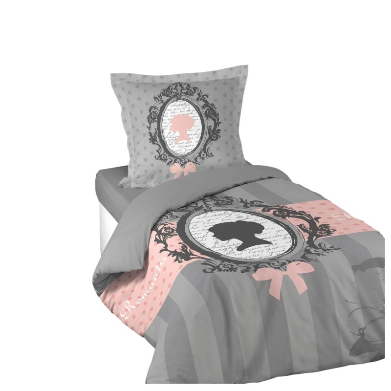 Housse de couette + taie 140 x 200 cm Boudoir