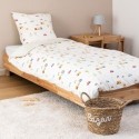 Housse de couette reversible + 1 taie 140 x 200 cm Petites voitures