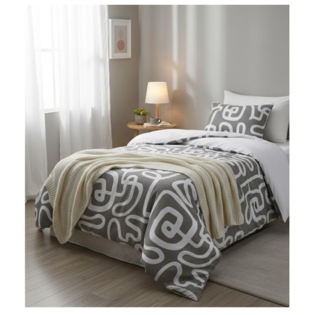 Parure de lit 140 x 200 cm Graphique pinto