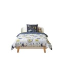 Parure de lit 140 x 200 cm Lion et ses amis
