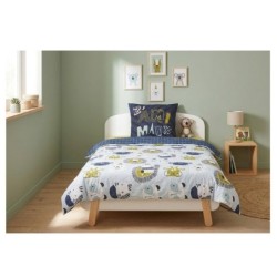 Parure de lit 140 x 200 cm Lion et ses amis