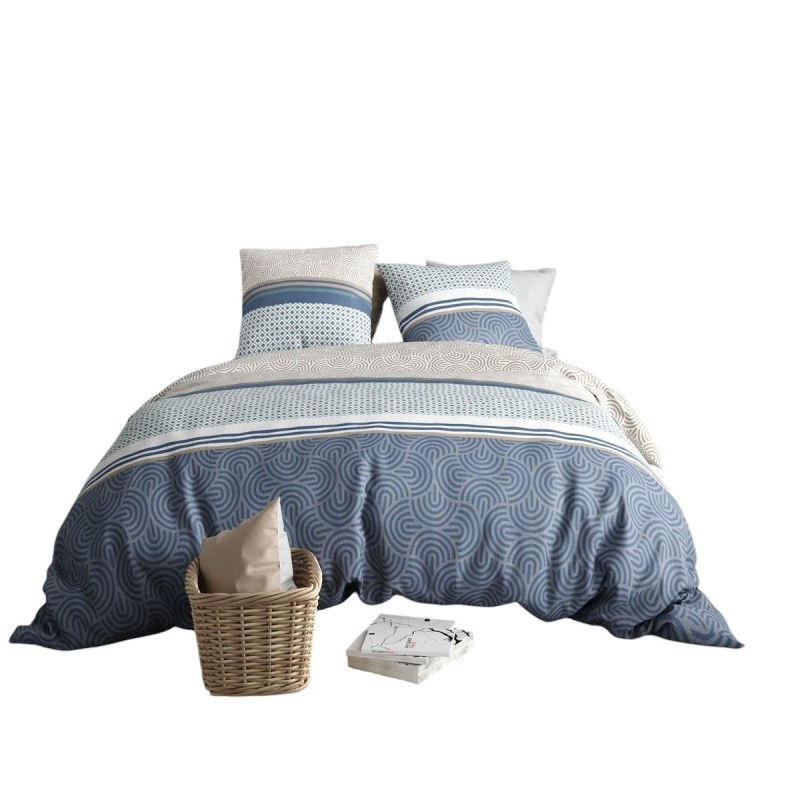 Housse couette + 2 taies 240 x 260 cm Canopia