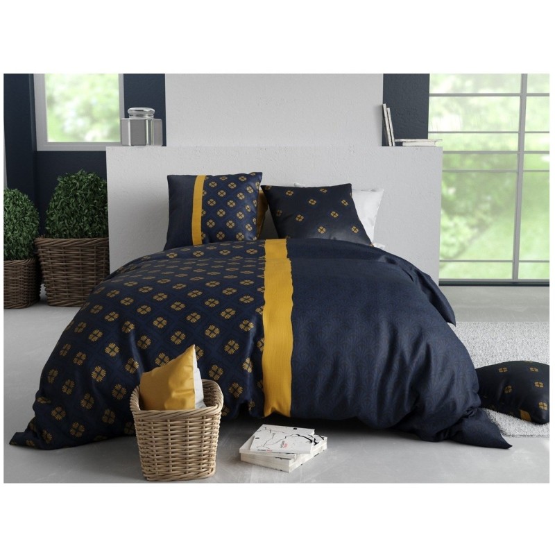 Housse couette + 2 taies 240 x 260 cm Nills