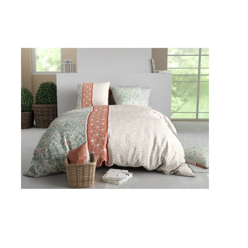 Housse couette + 2 taies 260 x 240 cm Arabesque