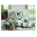 Housse couette + 2 taies 260 x 240 cm Feuillage tropicalia