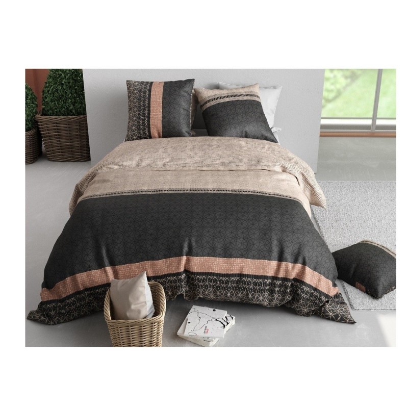 Housse couette + 2 taies 260 x 240 cm Obsetnique