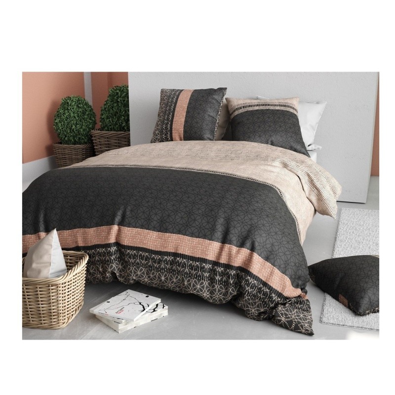 Housse couette + 2 taies 260 x 240 cm Obsetnique