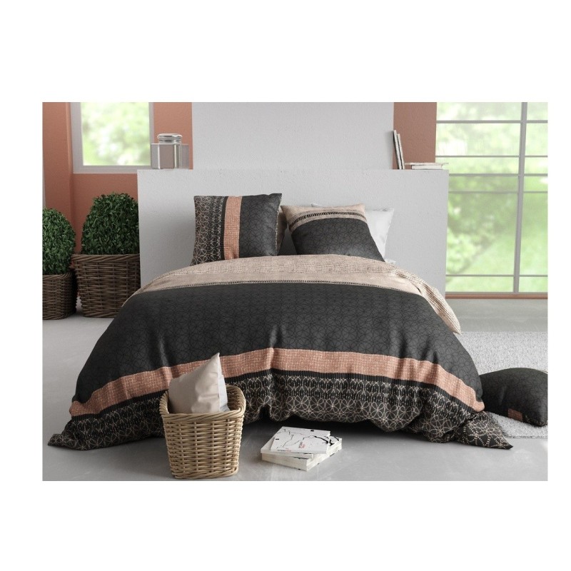 Housse couette + 2 taies 260 x 240 cm Obsetnique