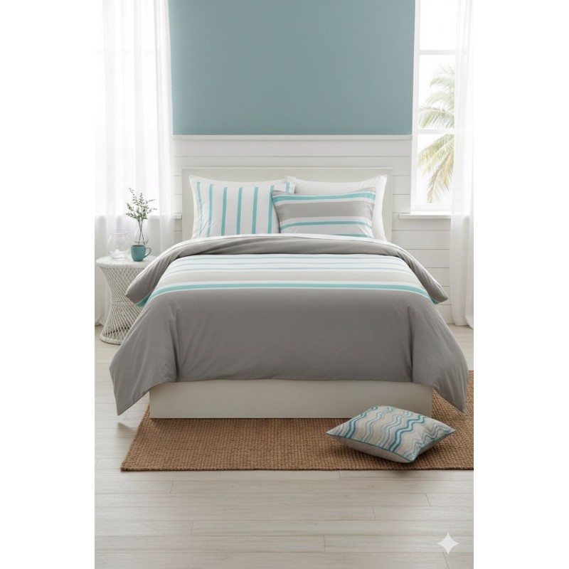 Housse couette + taies Barbada 260 x 240 cm