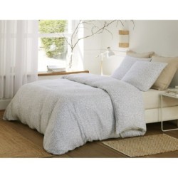 Housse de couette + taies gaze de coton 240 x 260 cm Murmure