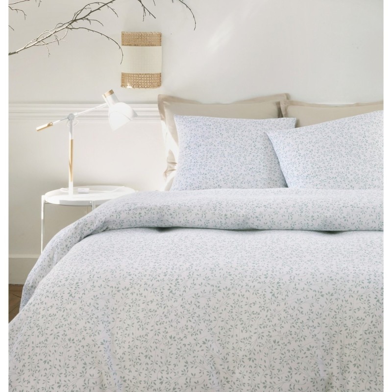 Housse de couette + taies gaze de coton 240 x 260 cm Murmure