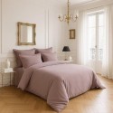 Housse de couette en satin de coton 240 x 260 cm Uni tourterelle